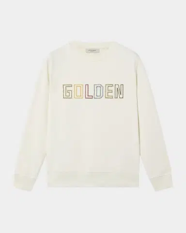 Golden Goose Kid's Golden Embroidered Sweatshirt, Size 6- | Thumbnail 2