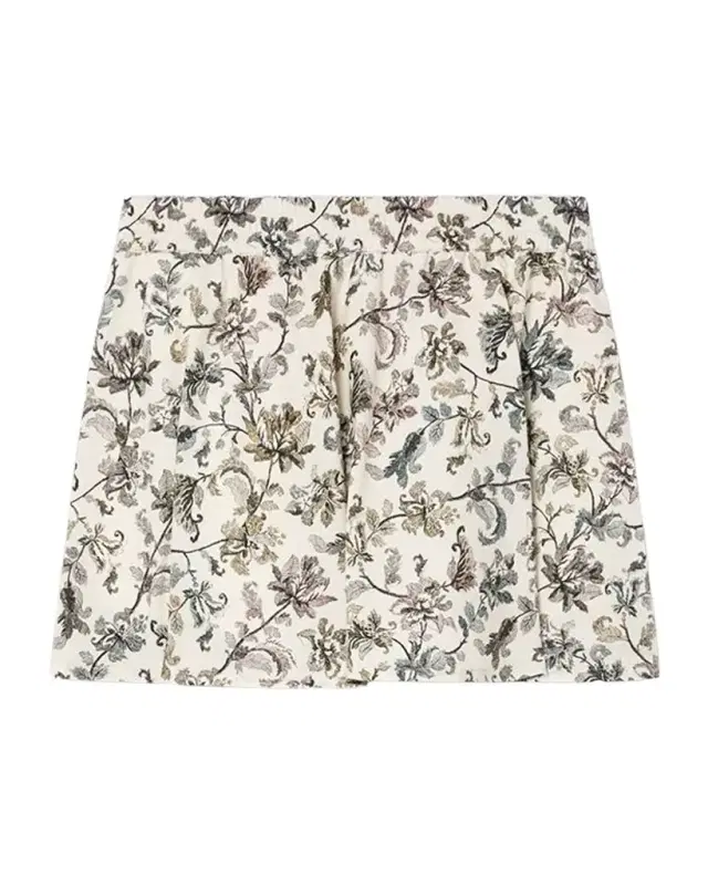 Girl 's Journey Girl Floral Cotton Mini Skirt, Size 6-12