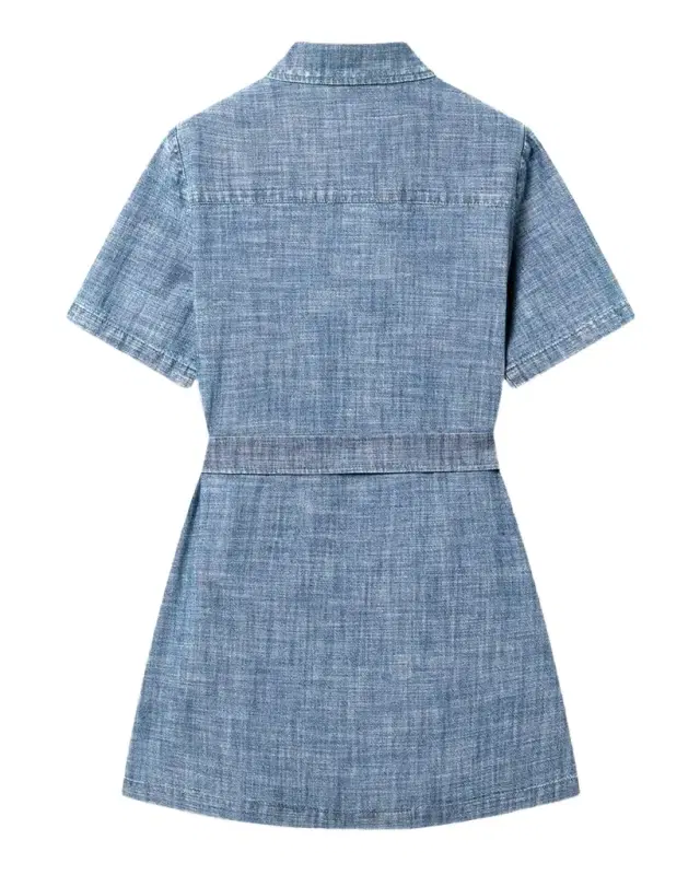 Girl 's Journey Cotton Belted Shirtdress, Size -12