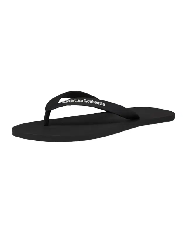 Christian Louboutin Men 's The  Logo Flip-Flops