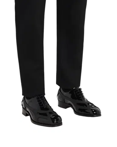 Christian Louboutin x Jaden Smith Men's Caged Patent Leather Oxfords | Thumbnail 1