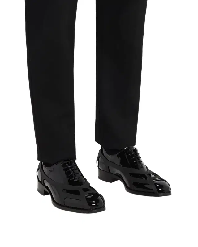 x Jaden Smith Men 's Caged Patent Leather Oxfords