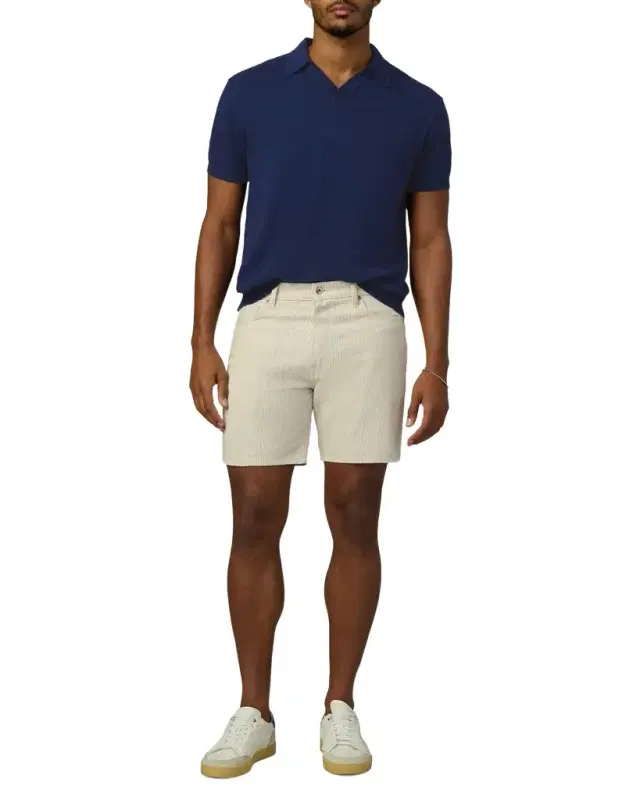 Men's Cotton Knit Short-Sleeve Polo Sweater Men's Cotton Knit Short-Sleeve Polo Sweater