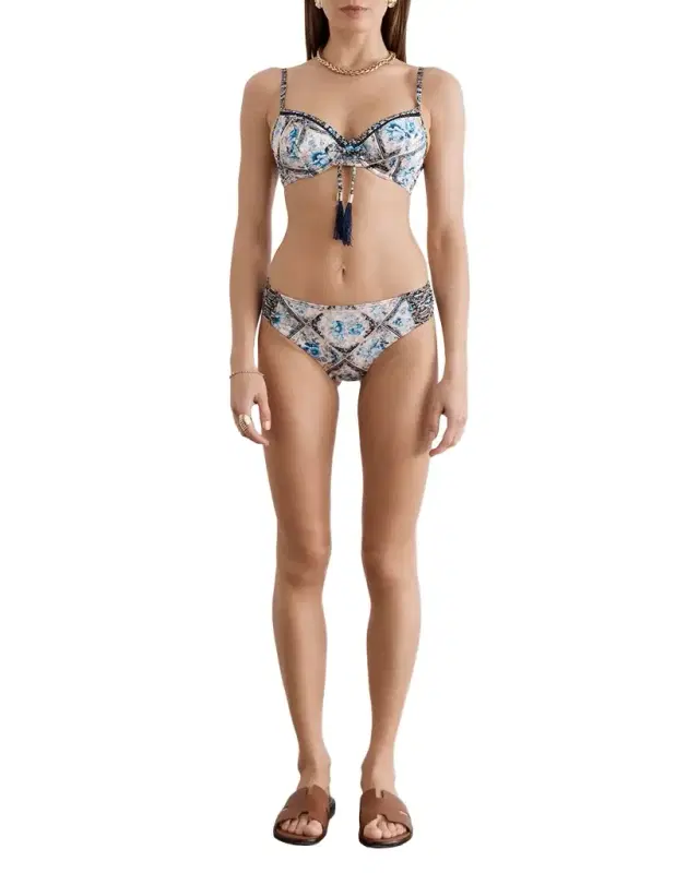 Aqua Blu Australia June Gathered Bikini Top