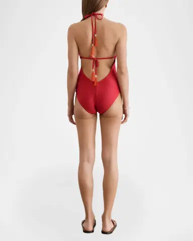 Aqua Blu Australia Aria Halter One-Piece Swimsuit | Thumbnail 2 Aqua Blu Australia Aria Halter One-Piece Swimsuit | Thumbnail 2