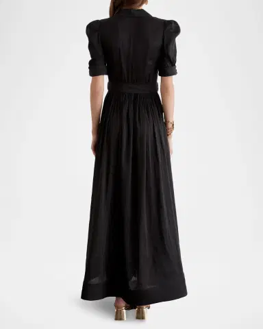 Aqua Blu Australia Eloise Belted Maxi Shirtdress | Thumbnail 2