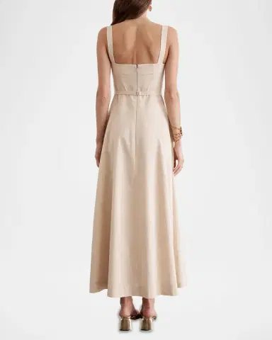 Aqua Blu Australia Claudette Belted Linen Maxi Dress | Thumbnail 2 Aqua Blu Australia Claudette Belted Linen Maxi Dress | Thumbnail 2