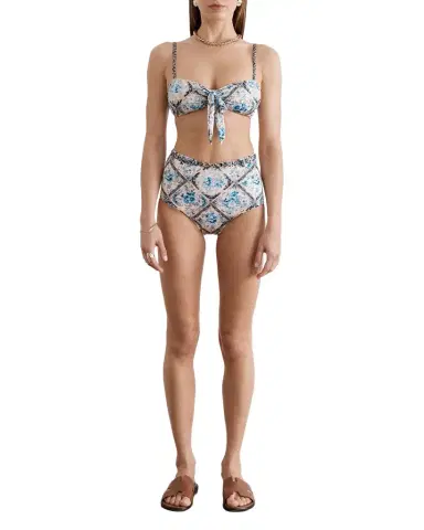 Aqua Blu Australia Marilyn High-Waist Bikini Bottoms | Thumbnail 1