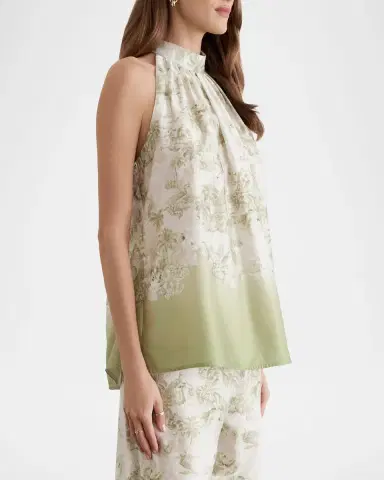 Aqua Blu Australia Alice Toile Halter Top | Thumbnail 3 Aqua Blu Australia Alice Toile Halter Top | Thumbnail 3