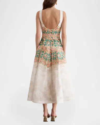 Aqua Blu Australia Phoebe Belted Midi Dress | Thumbnail 2 Aqua Blu Australia Phoebe Belted Midi Dress | Thumbnail 2