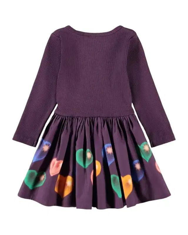 Molo Girl 's Candi Long-Sleeve Cotton Dress, Size 6M-2
