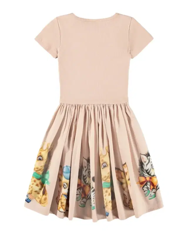 Girl 's Cissa Short-Sleeve Organic Cotton Dress, Size 7-10