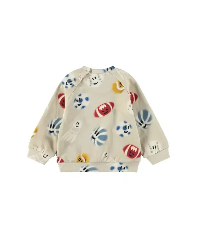 Boy 's Disc Organic Cotton Sweatshirt, Size -2