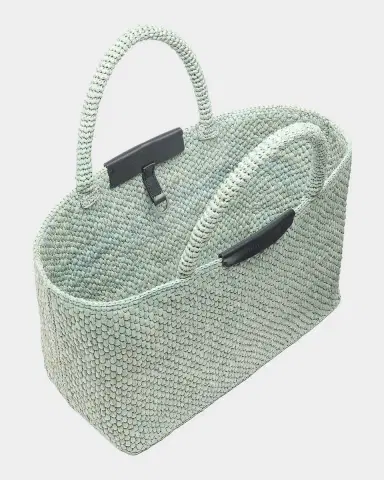 Proenza Schouler East West Chelsea Raffia Tote Bag | Thumbnail 6 Proenza Schouler East West Chelsea Raffia Tote Bag | Thumbnail 6