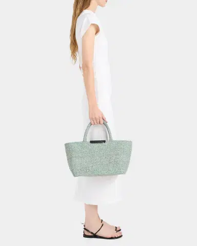 Proenza Schouler East West Chelsea Raffia Tote Bag | Thumbnail 7 Proenza Schouler East West Chelsea Raffia Tote Bag | Thumbnail 7