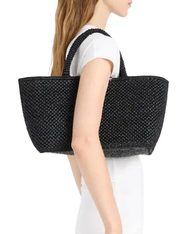 Proenza Schouler East West Chelsea Raffia Tote Bag | Thumbnail 1 Proenza Schouler East West Chelsea Raffia Tote Bag | Thumbnail 1