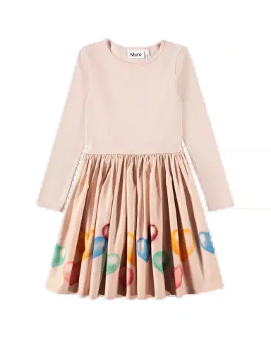 Molo Girl's Casie Long-Sleeve Organic Cotton Dress, Size 2-6 | Thumbnail 5