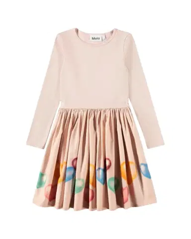 Molo Girl's Casie Long-Sleeve Organic Cotton Dress, Size 2-6 | Thumbnail 1