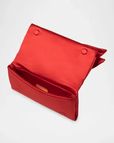 Carolina Herrera Karlita Satin Bow-Front Clutch Bag | Thumbnail 2 Carolina Herrera Karlita Satin Bow-Front Clutch Bag | Thumbnail 2
