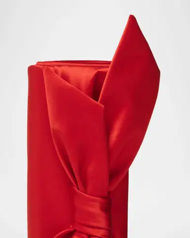 Carolina Herrera Karlita Satin Bow-Front Clutch Bag | Thumbnail 4 Carolina Herrera Karlita Satin Bow-Front Clutch Bag | Thumbnail 4