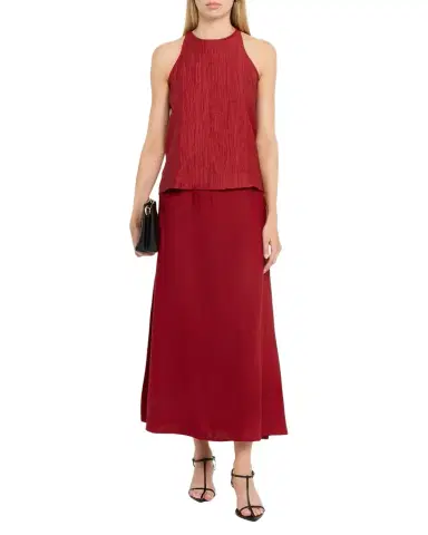 Eileen Fisher Crinkled Halter-Neck Top | Thumbnail 1 Eileen Fisher Crinkled Halter-Neck Top | Thumbnail 1
