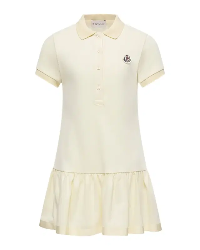 Girl 's Ruffle-Hem Polo Dress, Size -10