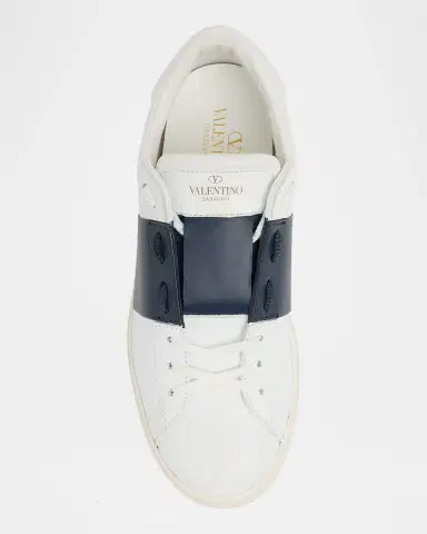 Valentino Garavani Men's Open Calfskin Sneakers | Thumbnail 5