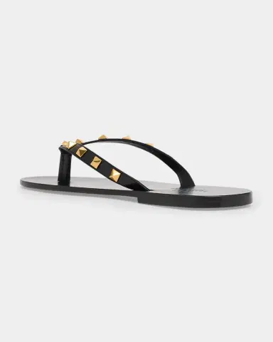 Valentino Garavani Men's Rockstud Thong Sandals | Thumbnail 3 Valentino Garavani Men's Rockstud Thong Sandals | Thumbnail 3