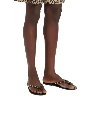 Valentino Garavani Men's Rockstud Thong Sandals | Thumbnail 1 Valentino Garavani Men's Rockstud Thong Sandals | Thumbnail 1