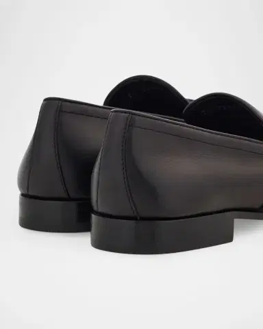 Ferragamo Men's Leather Side-Gancio Loafers | Thumbnail 5 Ferragamo Men's Leather Side-Gancio Loafers | Thumbnail 5