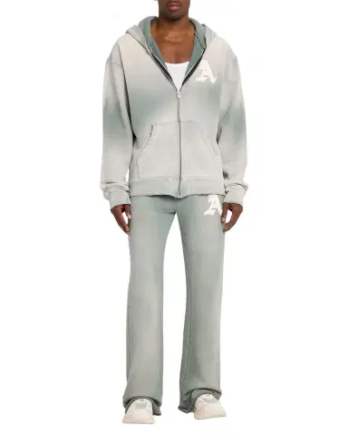 Alchemist Men's Cotton Monogram Flare Leg Sweatpants | Thumbnail 1