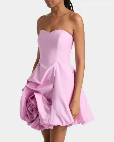 As It May Rosalie Strapless Rosette Mini Dress | Thumbnail 6 As It May Rosalie Strapless Rosette Mini Dress | Thumbnail 6