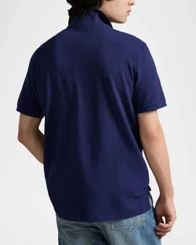 Polo Ralph Lauren Men's Classic Fit Polo Bear Mesh Polo Shirt | Thumbnail 2 Polo Ralph Lauren Men's Classic Fit Polo Bear Mesh Polo Shirt | Thumbnail 2