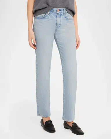 Moussy Vintage Mid-Rise Slim-Straight Jeans | Thumbnail 3