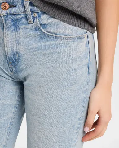 Moussy Vintage Mid-Rise Slim-Straight Jeans | Thumbnail 4