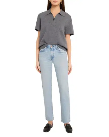Moussy Vintage Mid-Rise Slim-Straight Jeans | Thumbnail 1
