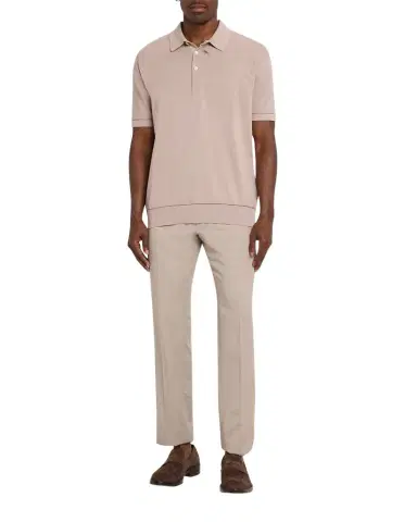 Brioni Men's Sea Island Polo Shirt | Thumbnail 1