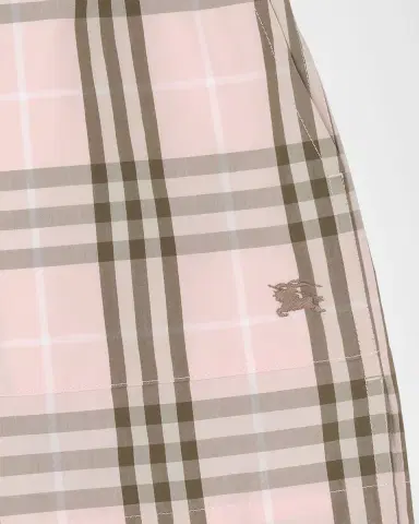 Burberry Evelyn Check Cotton Shorts | Thumbnail 3 Burberry Evelyn Check Cotton Shorts | Thumbnail 3