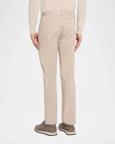 Giorgio Armani Men's 5-Pocket Stretch Cotton Pants | Thumbnail 2