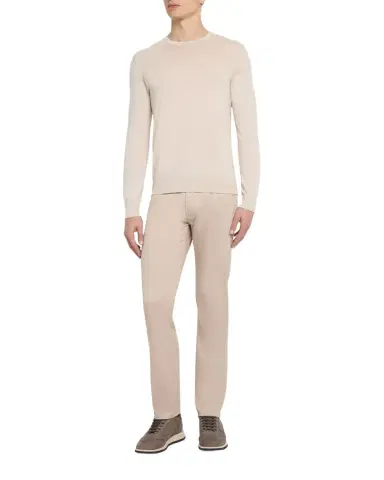 Giorgio Armani Men's 5-Pocket Stretch Cotton Pants | Thumbnail 1