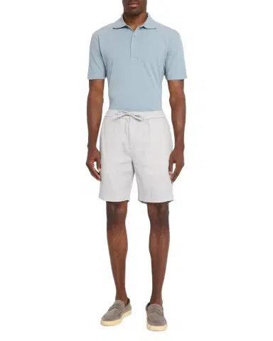 Frescobol Carioca Men's Luca Cotton Pique Polo Shirt | Thumbnail 1