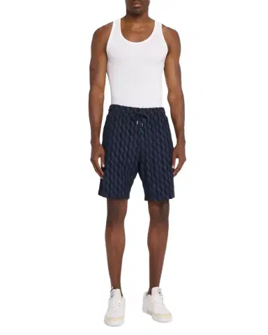 Frescobol Carioca Men's Augusto Listra Jacquard Drawstring Shorts | Thumbnail 1