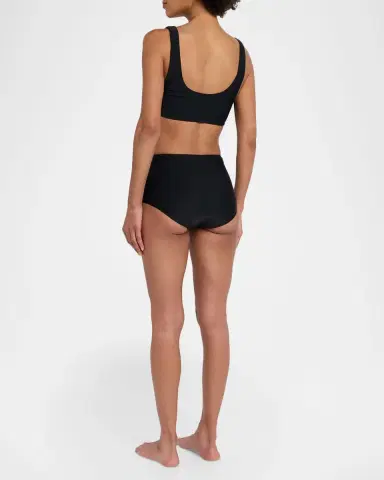 Ramy Brook Danica Belted High-Waist Bikini Bottoms | Thumbnail 2