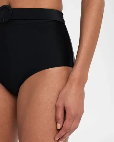 Ramy Brook Danica Belted High-Waist Bikini Bottoms | Thumbnail 3