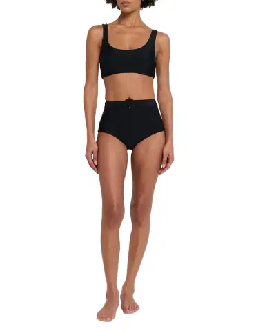 Ramy Brook Danica Belted High-Waist Bikini Bottoms | Thumbnail 1