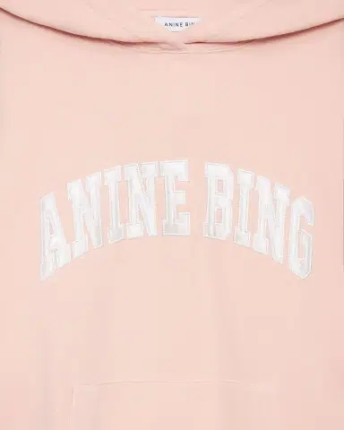 Anine Bing Harvey Embroidered Logo Hoodie | Thumbnail 4 Anine Bing Harvey Embroidered Logo Hoodie | Thumbnail 4