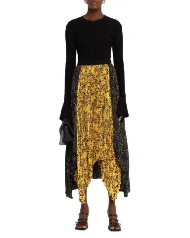 Proenza Schouler Nir Bell Sleeve Ribbed Sweater | Thumbnail 1 Proenza Schouler Nir Bell Sleeve Ribbed Sweater | Thumbnail 1