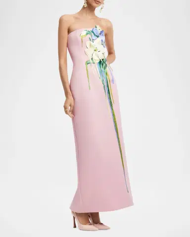LEO LIN Rayna Embroidered Bustier Maxi Dress | Thumbnail 5 LEO LIN Rayna Embroidered Bustier Maxi Dress | Thumbnail 5