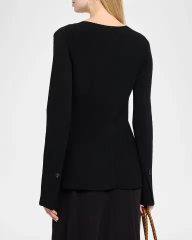 Proenza Schouler Sukki Boucle Collarless Jacket | Thumbnail 2