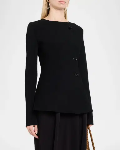Proenza Schouler Sukki Boucle Collarless Jacket | Thumbnail 3